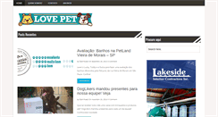 Desktop Screenshot of lovepet.com.br